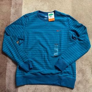 Nike striped crewneck sweatshirt